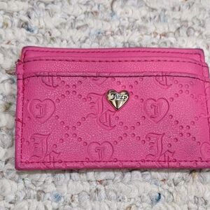 Juicy Couture Bold Pink Card Holder